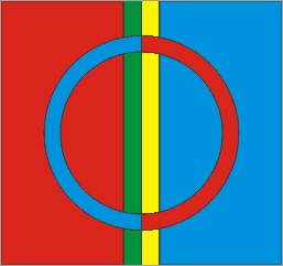 Флаг-герб Лапландии (Лапонии)